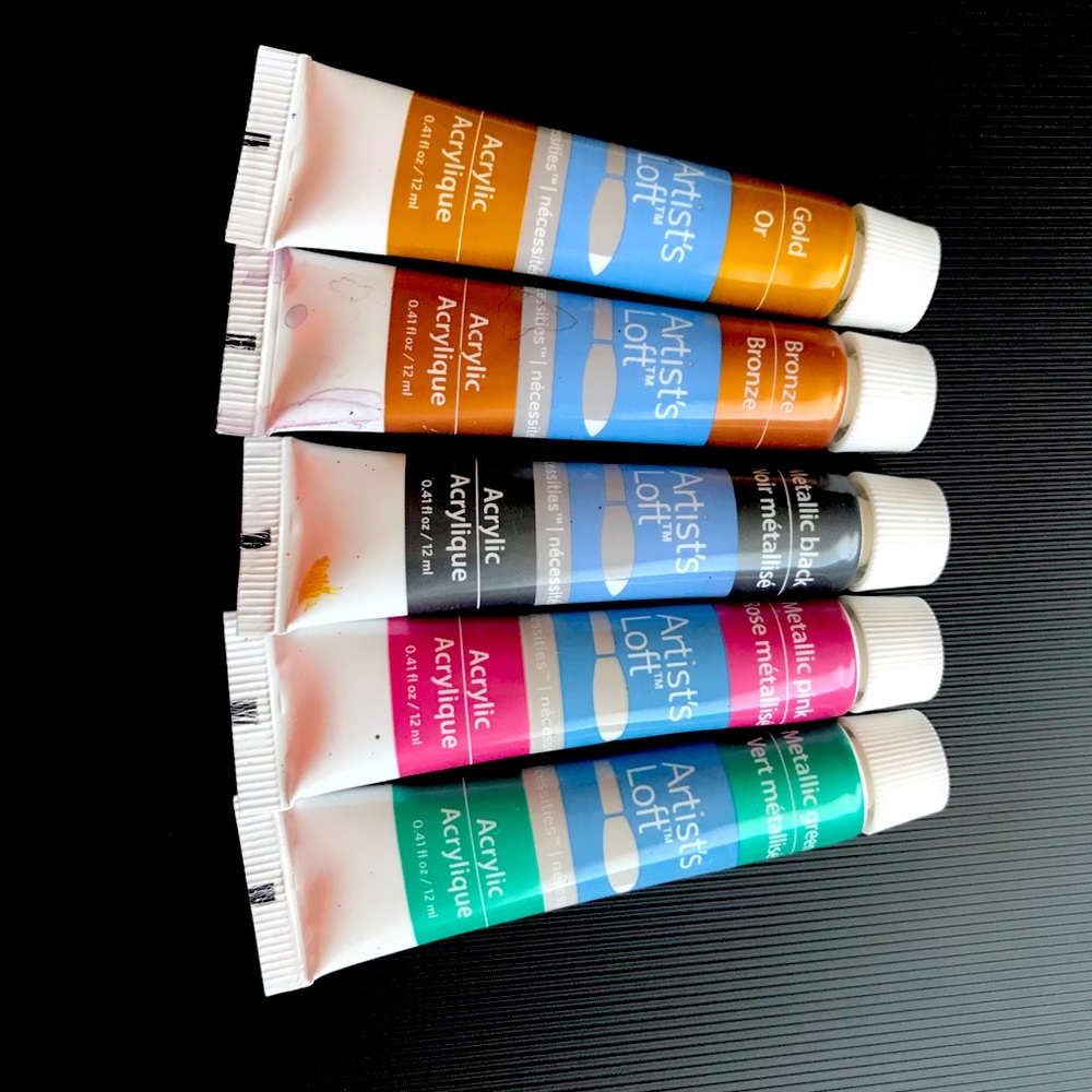 Artist’s Loft Metallic Acrylic Paints